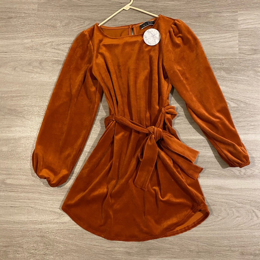 Brand new burnt orange dress